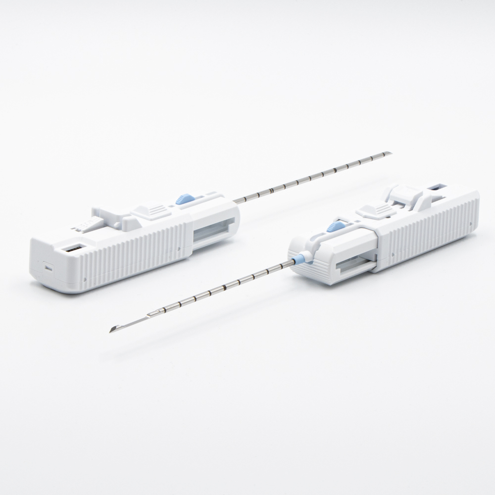 disposable biopsy system
Sterile biopsy device for histological soft tissue removal (automatic and semiautomatic)